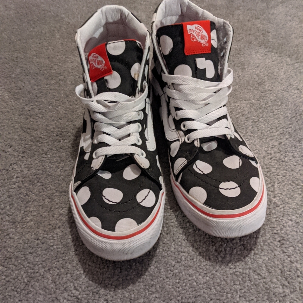 Women's polka dot vans